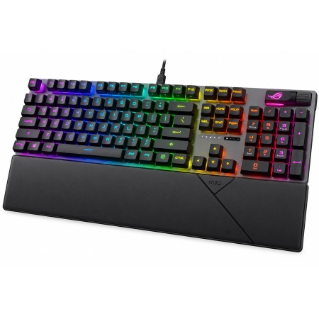 كيبورد ألعاب ميكانيكي أسوس ROG Strix Scope II RX - مفاتيح RX - مقاوم للماء IP57 - عربي / إنجليزي