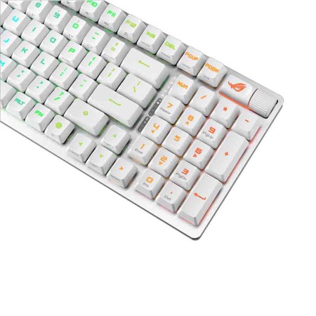 كيبورد ألعاب لاسلكي أسوس ROG Strix Scope II 96 RX - مفاتيح RX - عربي / إنجليزي - أبيض