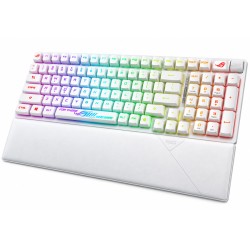 كيبورد ألعاب لاسلكي أسوس ROG Strix Scope II 96 RX - مفاتيح RX - عربي / إنجليزي - أبيض