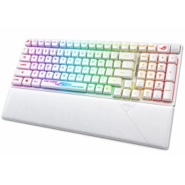 كيبورد ألعاب لاسلكي أسوس ROG Strix Scope II 96 RX - مفاتيح RX - عربي / إنجليزي - أبيض