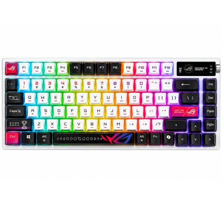 كيبورد ألعاب لاسلكي أسوس ROG Azoth X - مفاتيح NX Snow V2 - شاشة OLED - عربي / إنجليزي كيبورد ألعاب لاسلكي أسوس ROG Azoth X - مفاتيح NX Snow V2 - شاشة OLED - عربي / إنجليزي