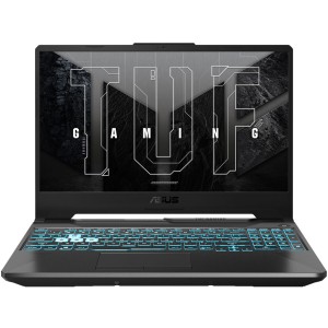 لاب توب العاب ASUS TUF Gaming A15 FA506NCG-HN204 بمعالج AMD Ryzen 7 7445HS وذاكرة 8GB DDR5 وكرت شاشة RTX 3050 4GB وشاشة 15.6 بوصة FHD IPS بمعدل تحديث 144Hz بلون Graphite Black
