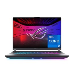لابتوب احترافي ASUS ROG Strix G16, معالج i7-14650HX, شاشة 16 بوصة IPS , بدقة FHD+ (1920 x 1200), تردد 165Hz, كرت شاشة RTX 5060 8GB , ذاكرة 16GB DDR5, تخزين 1TB M.2 , بدون نظام تشغيل - أسود 