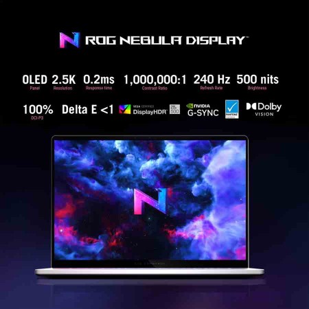 لابتوب جيمنج آسوس روج زيفيروس جي 16 شاشة OLED 2.5K 240Hz - معالج Core Ultra 9 285H - كرت RTX 5090 24GB - رام 64GB - تخزين 1TB SSD لابتوب جيمنج آسوس روج زيفيروس جي 16 شاشة OLED 2.5K 240Hz - معالج Core Ultra 9 285H - كرت RTX 5090 24GB - رام 64GB - تخزين 1TB SSD