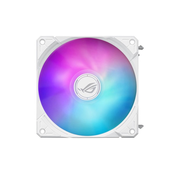 مبرد مائي احترافي ASUS ROG RYUO IV SLC 360 ARGB , بحجم 360 مم, شاشة AMOLED بحجم 6.67 بوصة , يدعم إضاءة ARGB, متوافق مع مقابس Intel وAMD الحديثة - أبيض