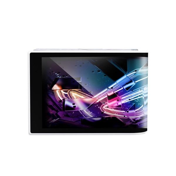 مبرد مائي احترافي ASUS ROG RYUO IV SLC 360 ARGB , بحجم 360 مم, شاشة AMOLED بحجم 6.67 بوصة , يدعم إضاءة ARGB, متوافق مع مقابس Intel وAMD الحديثة - أبيض