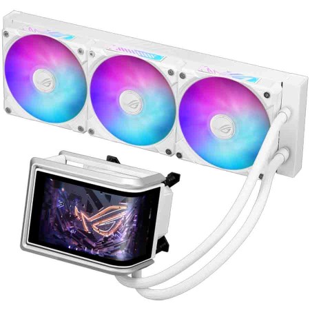 مبرد مائي اسوس روج ريوا IV 360 مم - شاشة AMOLED منحنية 6.67 بوصة - ARGB - أبيض مبرد مائي اسوس روج ريوا IV 360 مم - شاشة AMOLED منحنية 6.67 بوصة - ARGB - أبيض