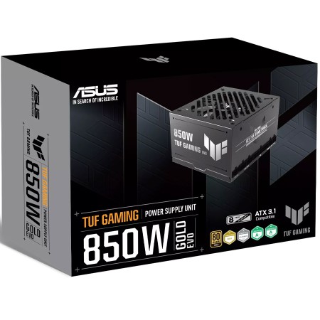 باور سبليت اسوس Jتي يو اف قيمنق Evo - قدرة 850 واط - شهادة جولد - ATX 3.1 - PCIe 5.1
