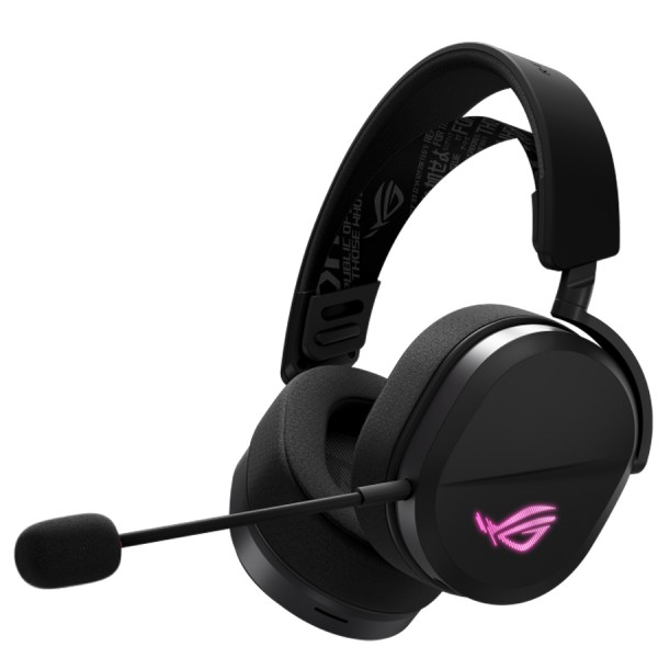 Wireless Gaming Headset ASUS ROG Pelta Tri‑Mode ,Detachable high-precision microphone ,Lightweight ergonomic design ,Long battery life up to ~70 hours - Black