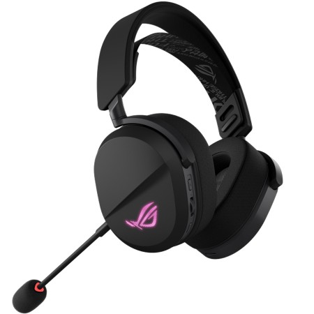 سماعة ألعاب لاسلكية ASUS ROG Pelta متعددة الوضعيات، ميكروفون دقيق قابل للفصل، تصميم مريح وخفيف الوزن، عمر بطارية طويل يصل إلى حوالي 70 ساعة - اسود سماعة ألعاب لاسلكية ASUS ROG Pelta متعددة الوضعيات، ميكروفون دقيق قابل للفصل، تصميم مريح وخفيف الوزن، عمر بطارية طويل يصل إلى حوالي 70 ساعة - اسود