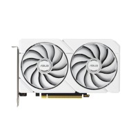 كرت شاشة احترافي ASUS Dual Radeon RX 9060 XT , ذاكرة 16GB GDDR6, تبريد مزدوج ثنائي المراوح, واجهة PCIe 5.0,  يدعم تقنيات AMD و تتبع الأشعة - أبيض