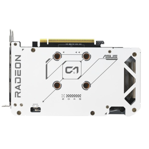 كرت شاشة احترافي ASUS Dual Radeon RX 9060 XT , ذاكرة 16GB GDDR6, تبريد مزدوج ثنائي المراوح, واجهة PCIe 5.0,  يدعم تقنيات AMD و تتبع الأشعة - أبيض