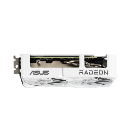 كرت أسوس دوال RX 9060 XT - ذاكرة 16GB - لون أبيض - مروحتين - أداء فائق