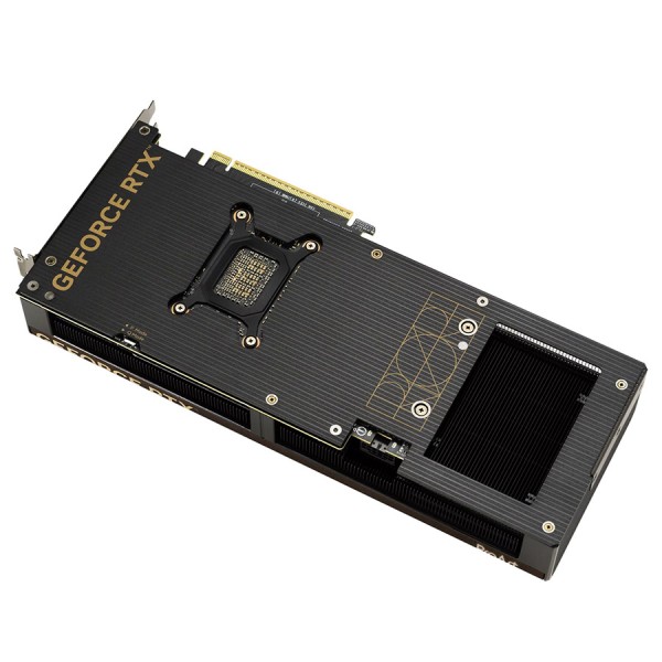 كرت شاشة ASUS Pro Art RTX 5080, ذاكرة 16GB GDDR7, نظام تبريد ثلاثي المراوح , اصدار مكسور السرعة OC, دعم PCIe 5.0, دعم تقنيات NVIDIA الحديثة - أسود