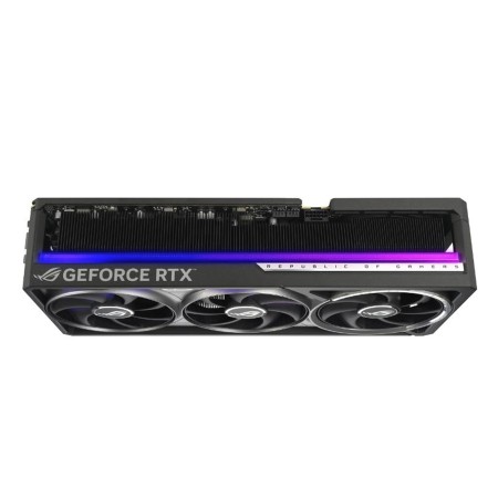 كرت شاشة ASUS ROG Astral RTX 5090 32GB BTF OC Edition, ذاكرة 32GB GDDR7, تصميم تبريد رباعي المراوح, اصدار مكسور السرعة, موصل GC-HPWR قابل للفصل لتسهيل التركيب - أسود