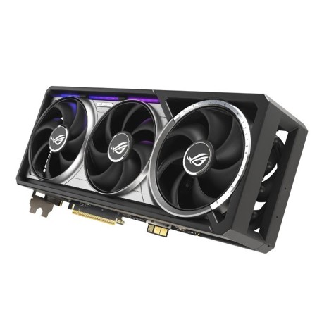 كرت شاشة ASUS ROG Astral RTX 5090 32GB BTF OC Edition, ذاكرة 32GB GDDR7, تصميم تبريد رباعي المراوح, اصدار مكسور السرعة, موصل GC-HPWR قابل للفصل لتسهيل التركيب - أسود