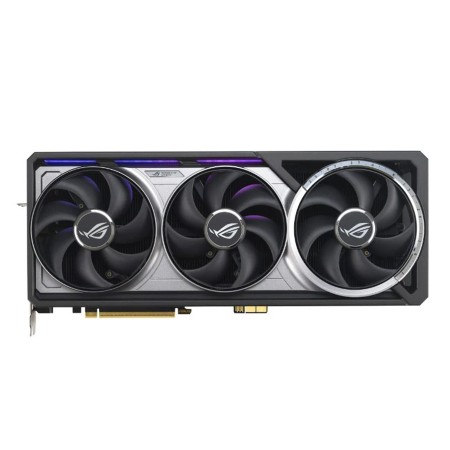 كرت شاشة ASUS ROG Astral RTX 5090 32GB BTF OC Edition, ذاكرة 32GB GDDR7, تصميم تبريد رباعي المراوح, اصدار مكسور السرعة, موصل GC-HPWR قابل للفصل لتسهيل التركيب - أسود