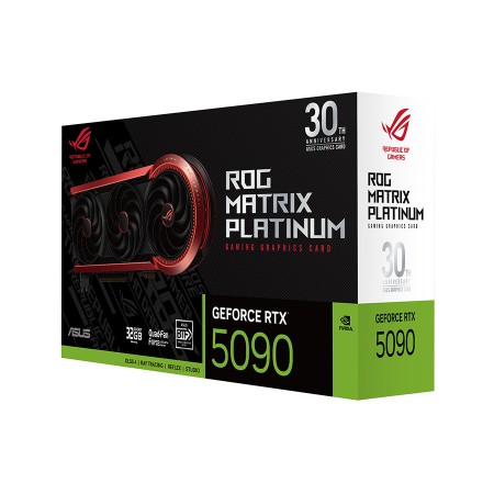 GRAPHIC CARD ASUS ROG Matrix Platinum GeForce RTX 5090 32GB GDDR7 – BTF 30th Anniversary Edition - BLACK/RED GRAPHIC CARD ASUS ROG Matrix Platinum GeForce RTX 5090 32GB GDDR7 – BTF 30th Anniversary Edition - BLACK/RED