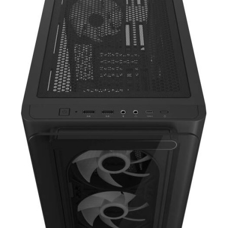 ASUS A23 Plus TG ARGB microATX Case - Pre-Installed ARGB Fans - Mesh Front - Black ASUS A23 Plus TG ARGB microATX Case - Pre-Installed ARGB Fans - Mesh Front - Black