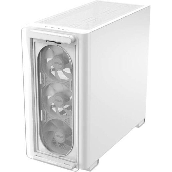 أسوس صندوق ASUS A23 Plus TG ARGB نوع microATX , 4 مراوح ARGB مُثبتة مسبقًا , وواجهة أمامية شبكية لتحسين تدفق الهواء - أبيض أسوس صندوق ASUS A23 Plus TG ARGB نوع microATX , 4 مراوح ARGB مُثبتة مسبقًا , وواجهة أمامية شبكية لتحسين تدفق الهواء - أبيض
