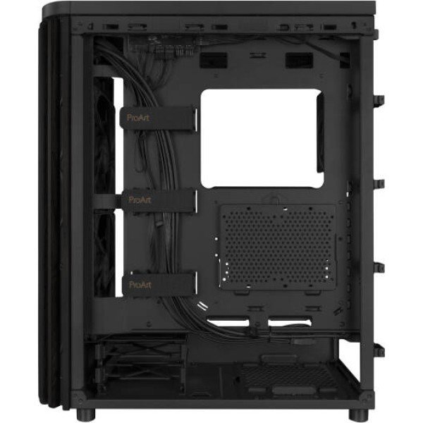 ASUS ProArt PA401 Wood Edition Mid-Tower ATX Case with Tempered Glass - Black