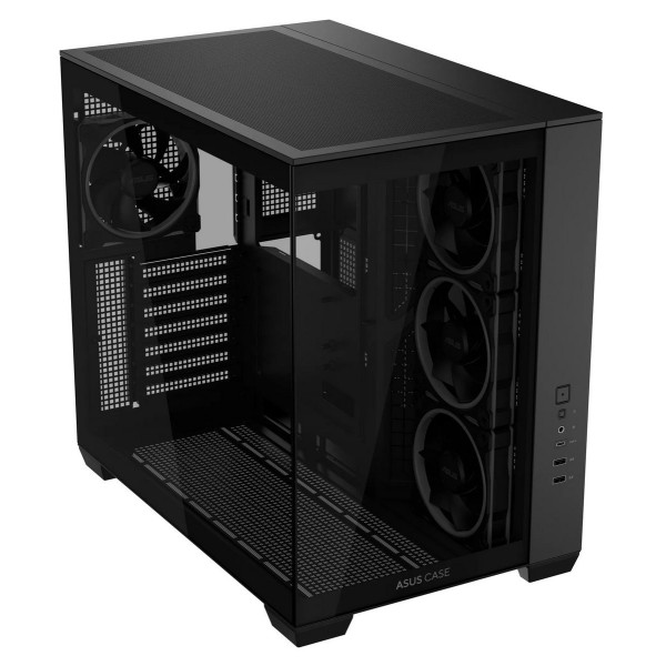 صندوق احترافي من اسوس ASUS A32 PLUS تصميم Mid-Tower مع لوحين أمامي وجانبي, أربع مراوح مضيئة ARGB مثبتة مسبقًا, منفذ USB-C امامي - أسود صندوق احترافي من اسوس ASUS A32 PLUS تصميم Mid-Tower مع لوحين أمامي وجانبي, أربع مراوح مضيئة ARGB مثبتة مسبقًا, منفذ USB-C امامي - أسود