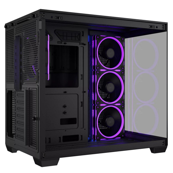 صندوق احترافي من اسوس ASUS A32 PLUS تصميم Mid-Tower مع لوحين أمامي وجانبي, أربع مراوح مضيئة ARGB مثبتة مسبقًا, منفذ USB-C امامي - أسود صندوق احترافي من اسوس ASUS A32 PLUS تصميم Mid-Tower مع لوحين أمامي وجانبي, أربع مراوح مضيئة ARGB مثبتة مسبقًا, منفذ USB-C امامي - أسود