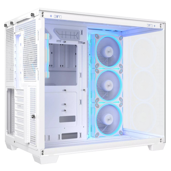 صندوق احترافي من اسوس ASUS A32 PLUS تصميم Mid-Tower مع لوحين أمامي وجانبي, أربع مراوح مضيئة ARGB مثبتة مسبقًا, منفذ USB-C امامي - أبيض صندوق احترافي من اسوس ASUS A32 PLUS تصميم Mid-Tower مع لوحين أمامي وجانبي, أربع مراوح مضيئة ARGB مثبتة مسبقًا, منفذ USB-C امامي - أبيض