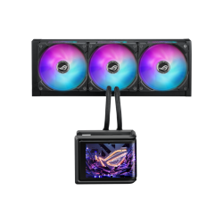 مبرد ASUS ROG RYUO IV SLC 360 ARGB مع شاشة AMOLED منحنية 6.67 بوصة – تبريد مائي متكامل عالي الأداء