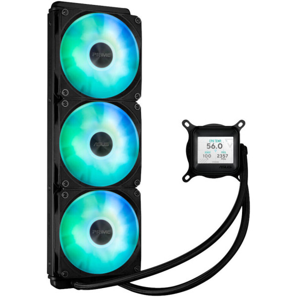 ASUS Prime LC 360 ARGB LCD AiO Liquid Cooler - Black ASUS Prime LC 360 ARGB LCD AiO Liquid Cooler - Black