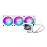ASUS ROG Ryujin III 360mm ARGB Liquid CPU Cooler - 3.5" Full-Color LCD - White
