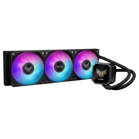 مبرد مائي احترافي من اسوس ASUS TUF Gaming LC III 360 ARGB LCD بحجم 360 شاشة IPS بحجم 2.8 بوصة دعم إضاءة ARGB متوافق مع مقابس Intel وAMD