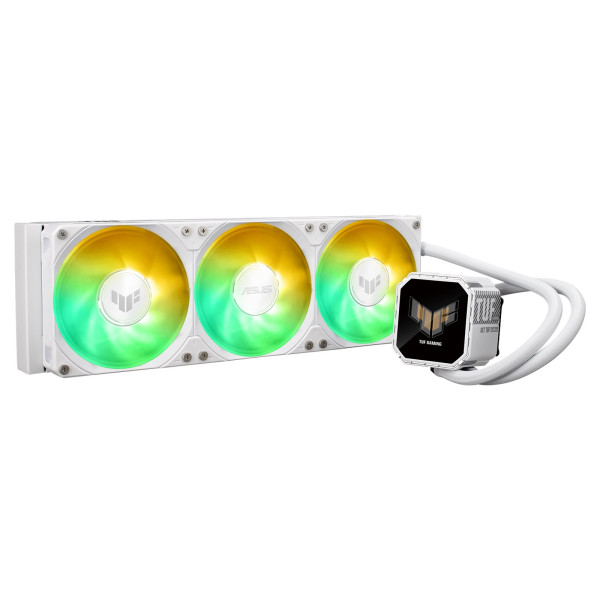 ASUS TUF Gaming LC III 360 ARGB LCD 360mm AIO CPU LIQUID COOLER - WHITE EDITION