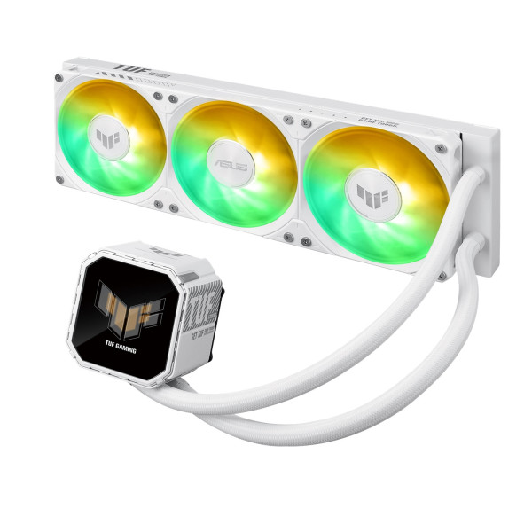 ASUS TUF Gaming LC III 360 ARGB LCD 360mm AIO CPU LIQUID COOLER - WHITE EDITION
