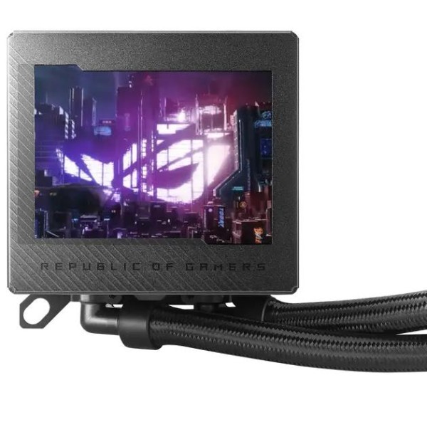 أسوس روج ريوجين 3 360 مبرد مائي للكمبيوتر بشاشة LCD  - أسود