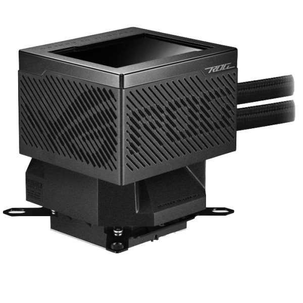 أسوس روج ريوجين 3 360 مبرد مائي للكمبيوتر بدون اضاءة بشاشة LCD   - أسود