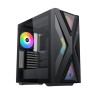 كيس كمبيوتر XIGMATEK Hyperion بتصميم Mid-Tower أنيق، مزوّد بـ 4 مراوح RGB مثبتة مسبقًا – اسود
