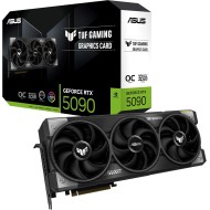 كرت شاشة ASUS TUF GAMING GeForce RTX 5090, ذاكرة 32GB GDDR7, اصدار مكسور السرعه OC, تبريد ثلاثي المراوح, واجهة PCIe 5.0, دعم تقنيات NVIDIA RTX الحديثة - أسود