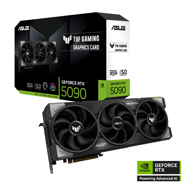 Graphics Card ASUS TUF Gaming GeForce RTX 5090 32GB GDDR7 Durable Design Exceptional Performance for Gaming & Creative Work Graphics Card ASUS TUF Gaming GeForce RTX 5090 32GB GDDR7 Durable Design Exceptional Performance for Gaming & Creative Work