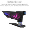 حامل كرت الشاشة ASUS ROG Herculx – باللون الأسود حامل كرت الشاشة ASUS ROG Herculx – باللون الأسود