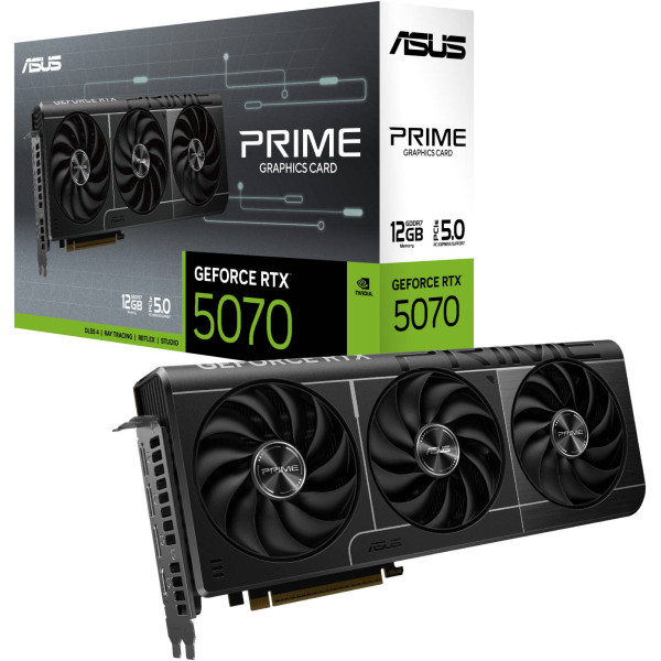 ASUS Prime Nvidia GeForce RTX 5070 12GB - GDDR7 (AURA) ASUS Prime Nvidia GeForce RTX 5070 12GB - GDDR7 (AURA)