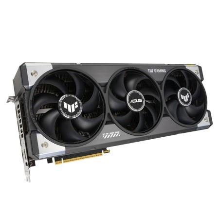 كرت شاشة ASUS TUF GAMING RTX 5080, ذاكرة 16GB GDDR7, نظام تبريد ثلاثي المراوح , اصدار مكسور السرعة OC, دعم PCIe 5.0, دعم تقنيات NVIDIA الحديثة - أسود