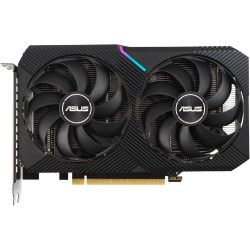 كرت شاشة ASUS Dual GeForce RTX 3060 OC Edition V2,  ذاكرة 12GB GDDR6, نظام تبريد مزدوج بمراوح Axial-tech,  واجهة PCI Express 4.0 - أسود 