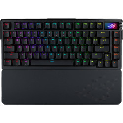 ASUS ROG AZOTH Extreme Wireless - Bluetooth Mechanical Gaming Keyboard 75% - ARABIC - ROG NX SNOW Switch