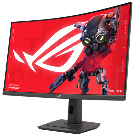 شاشة قيمنق للألعاب أسوس ROG Strix XG32WCS مقاس 31.5" منحنية - دقة 2K QHD - تردد 180Hz - لوحة Fast VA