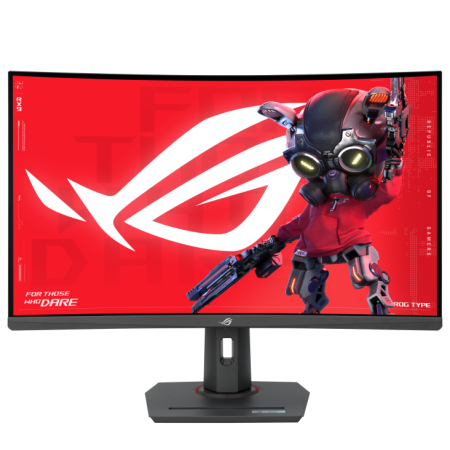 شاشة قيمنق للألعاب أسوس ROG Strix XG32WCS مقاس 31.5" منحنية - دقة 2K QHD - تردد 180Hz - لوحة Fast VA