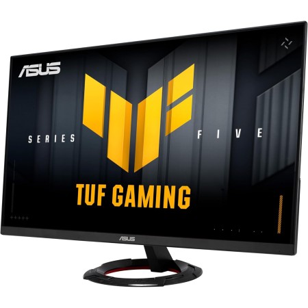 شاشة العاب احترافية ASUS TUF VG249Q5R, مقاس 24 بوصة, بدقة FHD (1920×1080) لوحة Fast IPS, معدل تحديث 200 هرتز, زمن استجابة 0.3 مللي ثانية, دعم تقنية AMD FreeSync , سبيكر - أسود