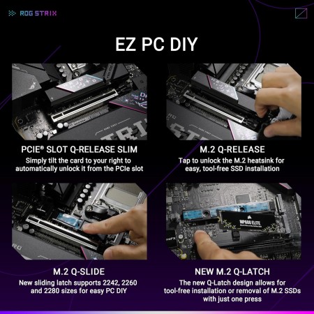ASUS ROG STRIX B850-E GAMING WIFI Motherboard - PCIe 5.0 - AM5 Socket - DDR5 RAM