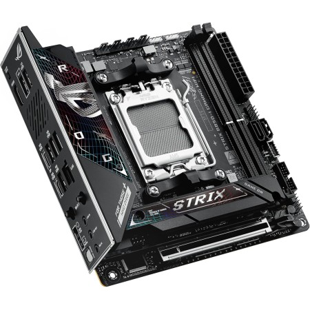 مذر بورد أسوس ROG STRIX B850-I GAMING WIFI - مقبس AM5 - تدعم DDR5 - واي فاي 7 - بلوتوث 5.4 - حجم Mini-ITX ITX مذر بورد أسوس ROG STRIX B850-I GAMING WIFI - مقبس AM5 - تدعم DDR5 - واي فاي 7 - بلوتوث 5.4 - حجم Mini-ITX ITX