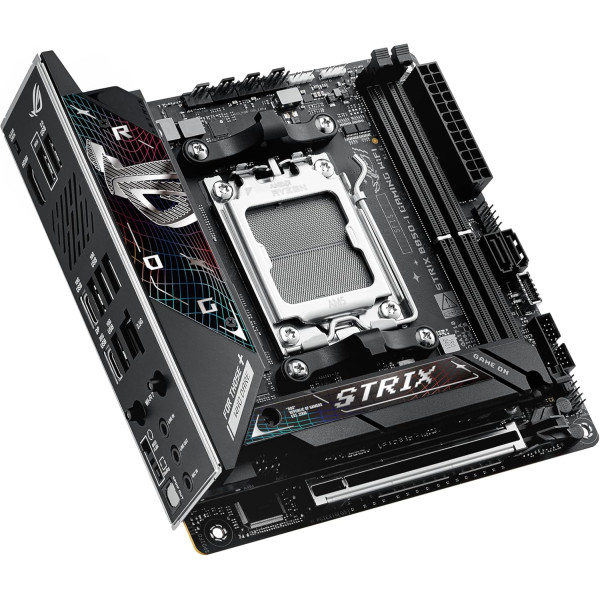 مذر بورد أسوس ROG STRIX B850-I GAMING WIFI - مقبس AM5 - تدعم DDR5 - واي فاي 7 - بلوتوث 5.4 - حجم Mini-ITX ITX مذر بورد أسوس ROG STRIX B850-I GAMING WIFI - مقبس AM5 - تدعم DDR5 - واي فاي 7 - بلوتوث 5.4 - حجم Mini-ITX ITX